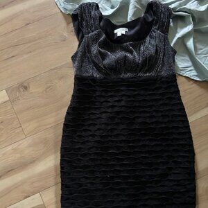 size 14 formal dress pretty womens black bodycon  stretch fourteen large